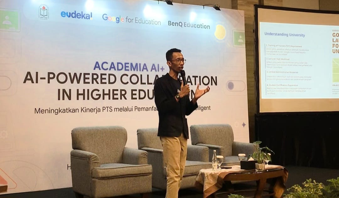 transformasi pendidikan melalui workshop academia AI+ di kampus