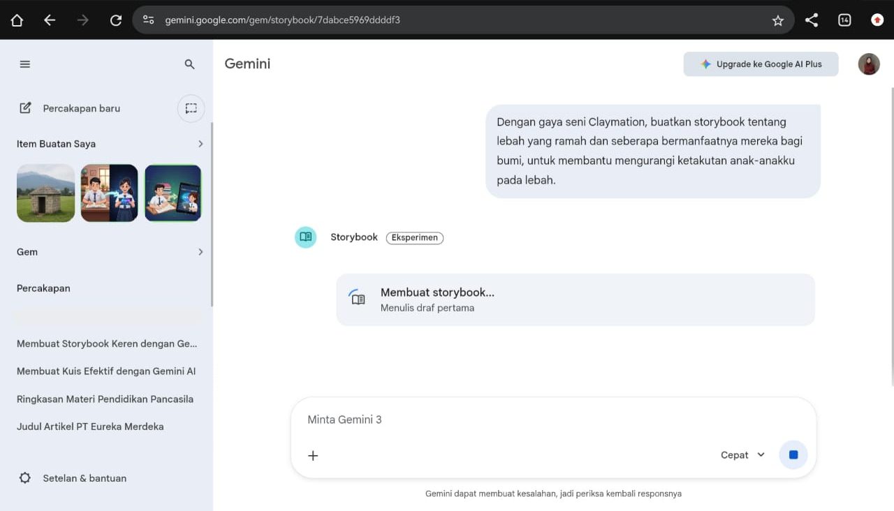 Cara Membuat Storybook di Gemini dalam 5 Langkah Mudah