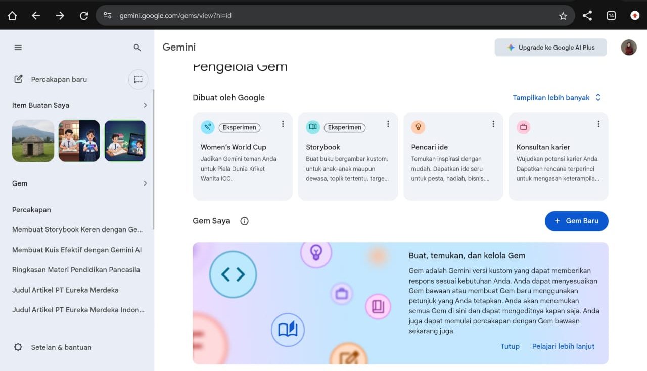 Cara Membuat Storybook di Gemini dalam 5 Langkah Mudah