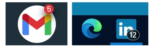 Notification Badges pada web apps